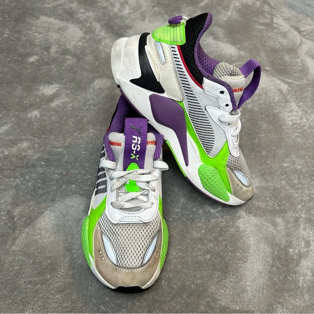 Puma Buzz Lightyear - Puma RS-X Bold‎ Size 5.5C AUTHENTIC DISNEY Running Shoe